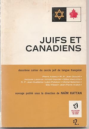 Immagine del venditore per Juifs et Canadiens venduto da Librairie Franoise Causse