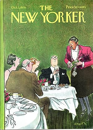 Seller image for The New Yorker Magazine, October 3, 1970 for sale by Dorley House Books, Inc.