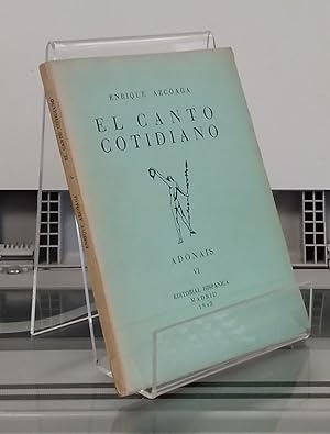 Seller image for El canto cotidiano for sale by Librera Dilogo
