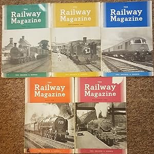 Railway Magazine 1957, 1959, 1960, 1962 (5 issues)