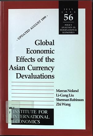 Bild des Verkufers fr Global Economic Effects of the Asian Currency Devaluations zum Verkauf von books4less (Versandantiquariat Petra Gros GmbH & Co. KG)