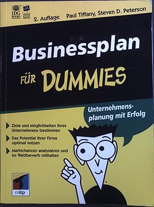Seller image for Businessplan fr Dummies : Unternehmensplanung mit Erfolg. for sale by books4less (Versandantiquariat Petra Gros GmbH & Co. KG)