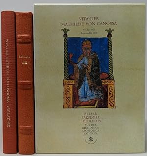 Bild des Verkufers fr Vita der Mathilde von Canossa. Faksimile und Kommentar in Schuber Codex Vaticanus latinus 4922 zum Verkauf von Bibliotheca Rara GmbH