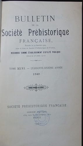 Seller image for Bulletin de la Socit Prhistorique Franaise. for sale by Antiquariat Bookfarm