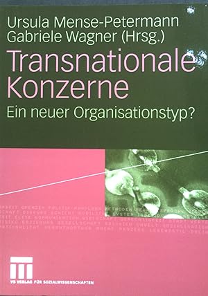 Bild des Verkufers fr Transnationale Konzerne : ein neuer Organisationstyp?. zum Verkauf von books4less (Versandantiquariat Petra Gros GmbH & Co. KG)