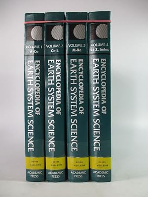 Bild des Verkufers fr Encyclopedia of earth System Science, Vol. 1 bis 4. Vier Bnde. zum Verkauf von Antiquariat Bookfarm