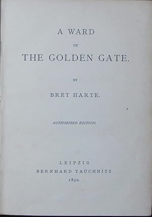 Seller image for A ward of the golden gate. for sale by Antiquariat Bookfarm