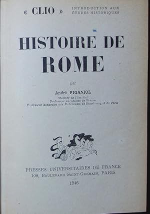 Immagine del venditore per Histoire de Rome. venduto da Antiquariat Bookfarm