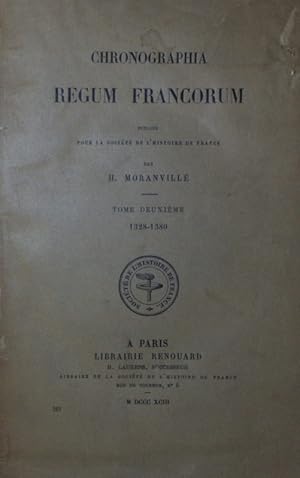 Bild des Verkufers fr Chronographia regum Francorum. 2, 1328 - 1380. zum Verkauf von Antiquariat Bookfarm