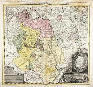 "Mappa Geographica Comitatus Oettingensis : in Circulo Suevico siti, prout ille continet Principa...