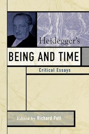 Immagine del venditore per Heidegger's Being and Time : Critical Essays venduto da AHA-BUCH GmbH