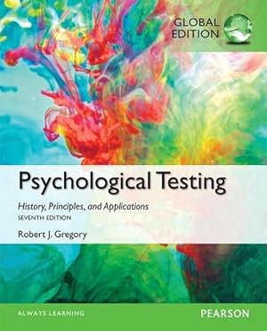 Seller image for Psychological Testing: History, Principles, and Applications, Global Edition (Paperback) for sale by Grand Eagle Retail