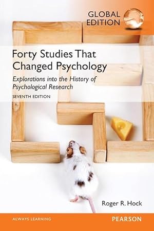 Seller image for Forty Studies that Changed Psychology, Global Edition (Paperback) for sale by AussieBookSeller