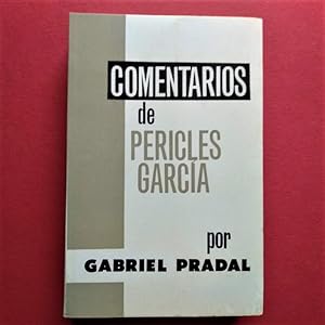 Bild des Verkufers fr Comentarios de Pericles Garca .Prlogo de Lus Jimnez de Asa zum Verkauf von Carmichael Alonso Libros