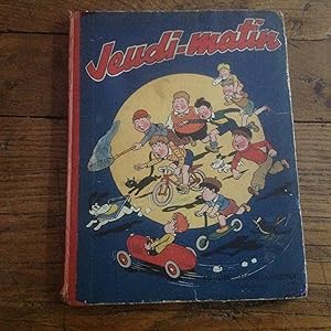 JEUDI - MATIN Journal des Garçons . Suppléments en couleurs du N° 1 à 35 .ALBUM cartonné .