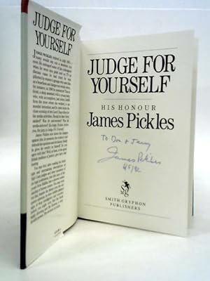 Seller image for Judge for Yourself for sale by World of Rare Books