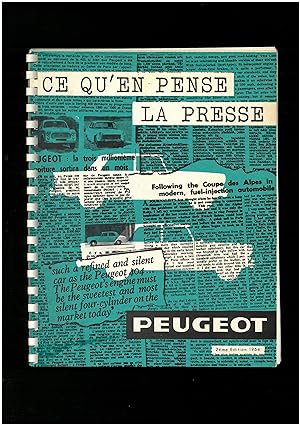 Ce qu'en pense la presse : Peugeot