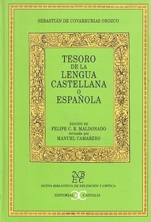 Image du vendeur pour Tesoro de la Lengua Castellana o Espaola mis en vente par Librera Cajn Desastre