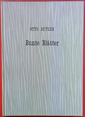 Seller image for Bunte Bltter. Gedichte. for sale by biblion2