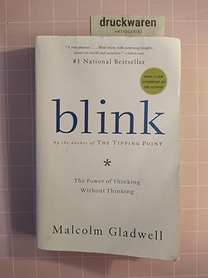 Image du vendeur pour Blink: The Power of Thinking Without Thinking mis en vente par Druckwaren Antiquariat
