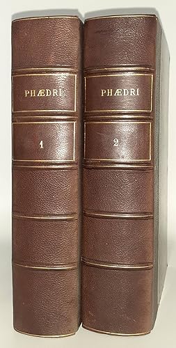 Bild des Verkufers fr Fabularum aesopiarum libri quinque quales omni parte illustratos publicavit Joann. Gottlob. Sam. Schwabe. Accedunt Romuli Fabularum aesopiarum libri quatuor, quibus novas Phaedri fabellas cum notulis variorum et suis subjunxit Joann. Bapt. Gail. zum Verkauf von Librairie Le Trait d'Union sarl.