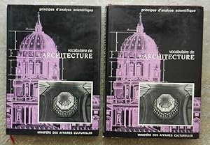 Vocabulaire de l'architecture. Principes d'analyse scientifique.