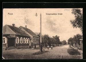 Ansichtskarte Pinsk, Stropzewskaja-Strasse