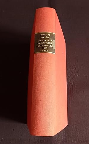 Annuaire de la société d'histoire et d'archéologie de la Lorraine 1926