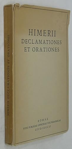 Bild des Verkufers fr Himerii: Declamationes et Orationes cum Deperditarum Fragmentis zum Verkauf von Powell's Bookstores Chicago, ABAA