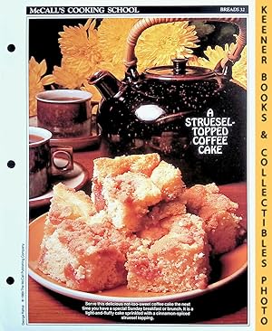 McCall's Cooking School Recipe Card: Breads 32 - Sunday Special Coffee Cake : Replacement McCall'...