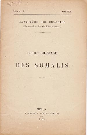 La côte française des Somalis.