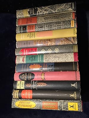 Bild des Verkufers fr A Dance to the Music of Time: 12 Volume Set of British Printings (9 Firsts with 7 First DJ's) Including Author Signed Letter. zum Verkauf von Book Bungalow