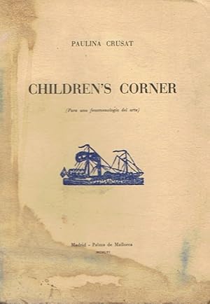 Imagen del vendedor de CHILDERN?S CORNER. (Para una fenomenologa del arte) a la venta por Librera Torren de Rueda