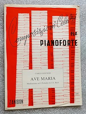 Immagine del venditore per Ave Maria: Meditazione sul I Preludio di J.S. Bach; Ave Maria: Meditation on J.S. Bach s Prelude: for Pianoforte: Pianoforte score. venduto da Cotswold Valley Books