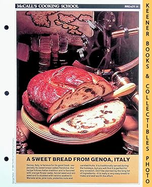 McCall's Cooking School Recipe Card: Breads 18 - Pandolce : Replacement McCall's Recipage or Reci...