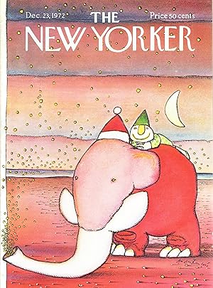 Bild des Verkufers fr The New Yorker Magazine, December 23. 1972 zum Verkauf von Dorley House Books, Inc.