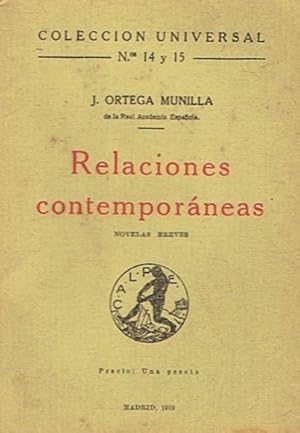 Seller image for RELACIONES CONTEMPORNEAS. Novelas breves for sale by Librera Torren de Rueda