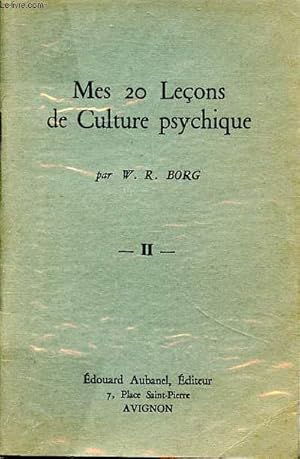Image du vendeur pour Mes 20 leons de culture psychique mis en vente par Le-Livre
