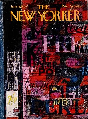 Imagen del vendedor de The New Yorker Magazine, June 18, 1966 a la venta por Dorley House Books, Inc.