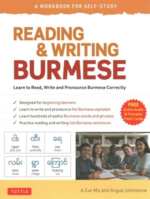 Seller image for Reading & Writing Burmese for Beginners : Learn to Read, Write and Pronounce Burmese Correctly (Online Audio & Printable Flash Cards) for sale by GreatBookPricesUK