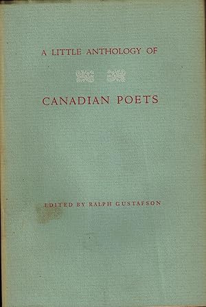 Immagine del venditore per A LITTLE ANTHOLOGY OF CANADIAN POETS venduto da UHR Books