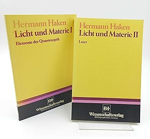 Bild des Verkufers fr Licht und Materie I und II (2 Bnde) Band 1: Elemente der Quantenoptik / Band 2: Laser zum Verkauf von Antiquariat Smock