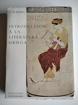 Imagen del vendedor de Introduccin a la literatura griega. a la venta por El libro que vuela