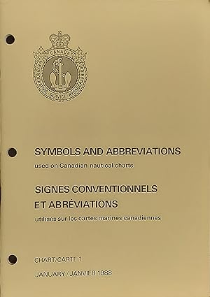 Symbols And Abbreviations Used On Canadian Nautical Charts 1988