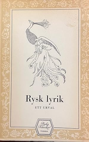 Immagine del venditore per Rysk Lyrik, Ett urval venduto da BookMarx Bookstore