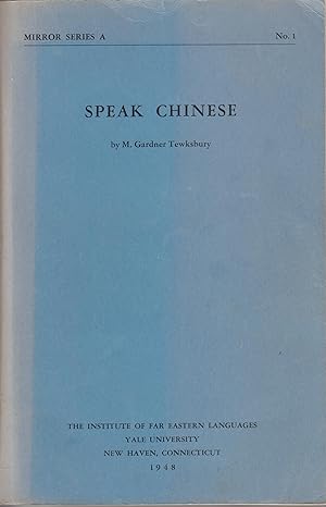 Bild des Verkufers fr Speak Chinese zum Verkauf von Robinson Street Books, IOBA