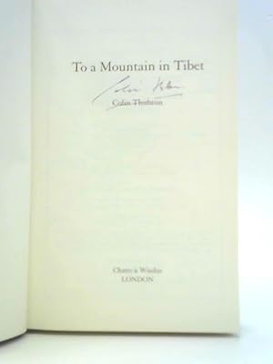 Seller image for To a Mountain in Tibet for sale by World of Rare Books