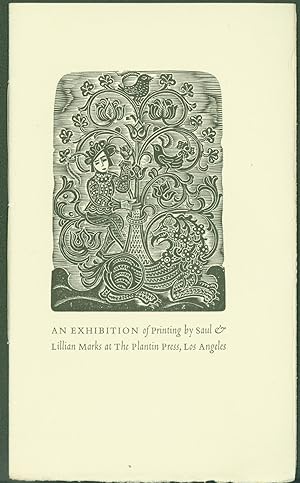 Seller image for The Plantin Press: Catalogue of a Selective Exhibition of Printing By Saul & Lillian Marks for sale by Eureka Books