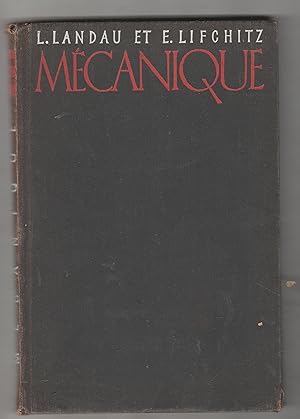 Seller image for Physique Thorique I: Mcanique for sale by Biblioteca de Babel