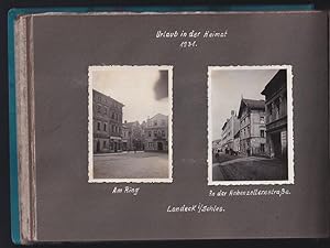 Fotoalbum 70 Fotografien, Ansicht Landeck in Schlesien / Ladek-Zdrój, 1930, Strassenpartie, Evang...